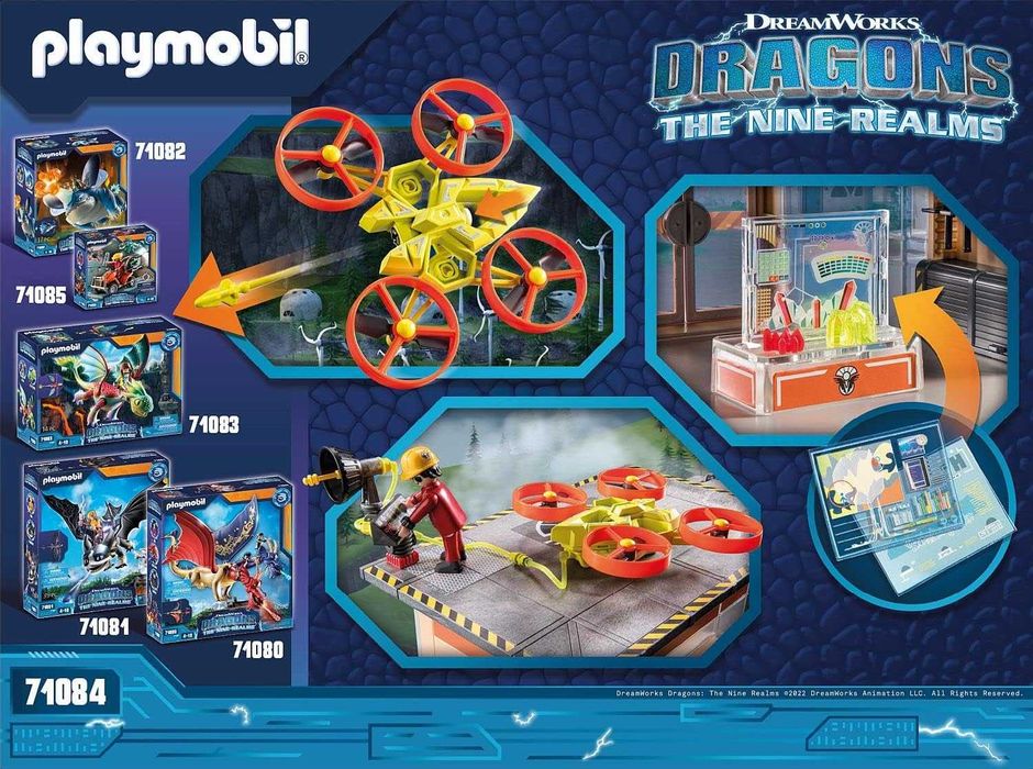 Nowe Playmobil 71084 Klocki Dragons The Nine Realms Smoki Laboratorium