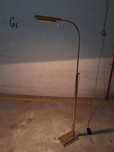 Candeeiro de Pé em Latão com Dimmer – Vintage, 1,55 m Altura