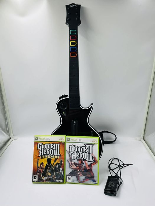 Gitara GUITAR HERO Les Paul Gibson rock band XBOX 360