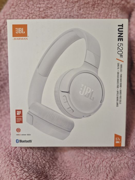 Stuchawki nauszne JBL Tune 520BT Biate