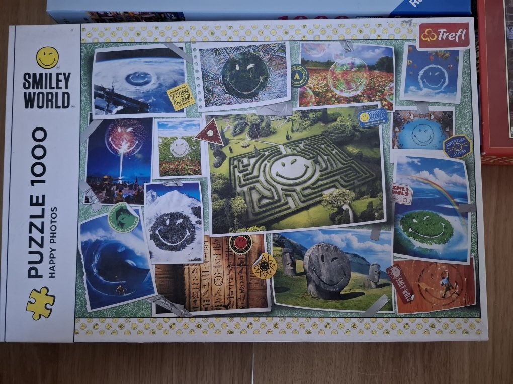 Puzzle 3 opakowania -ravensburger 1000el, castorlanf 3000 el, trefl 10