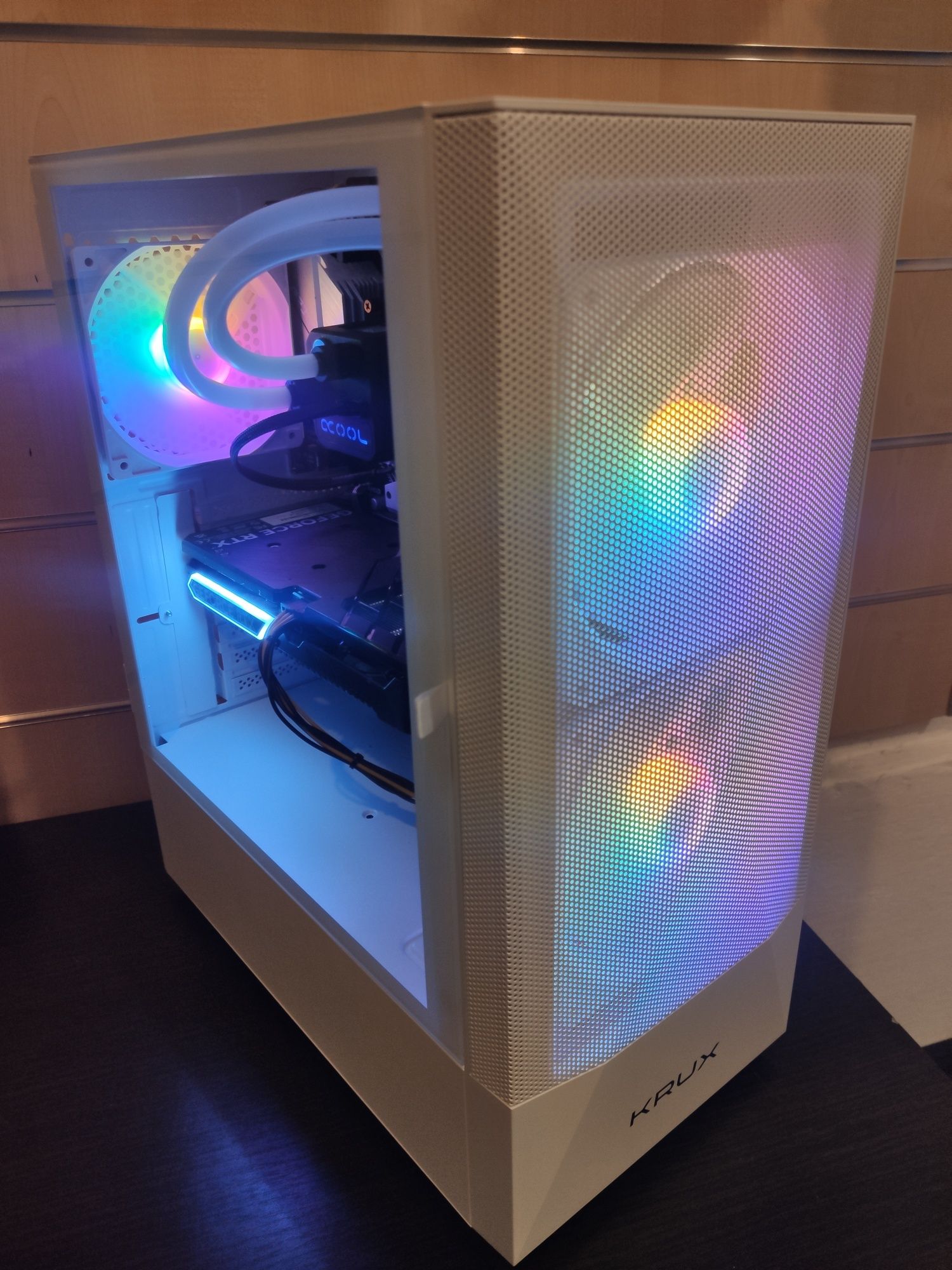 i9-13900K,LED Komputer do Gier,32 GB,RTX 3060 Ti,woda,SSD,Win 11