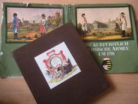 wojsko niemcy 1791 mundur żołnierz pruski broń 1806 album fortyfikacje