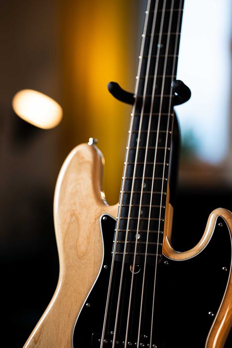 Lampart Custom Jazz Bass V Natural ASH