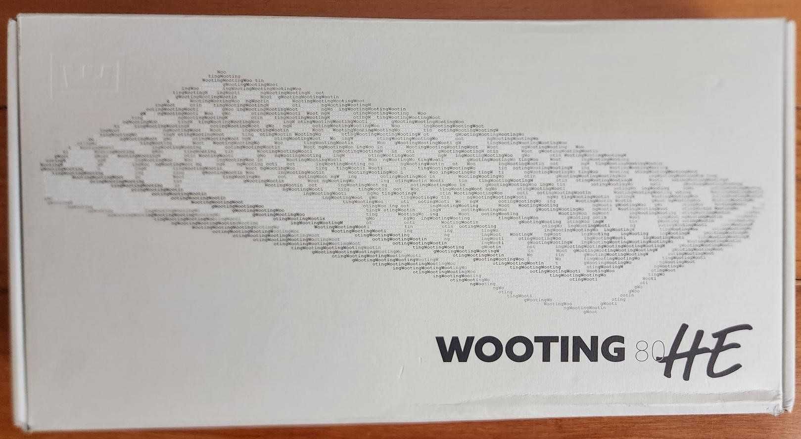 Teclado Wooting 80HE cor preta, novo e sem uso