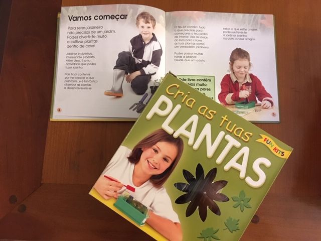 Cria as tuas plantas (Kit Jardinagem + Livro)