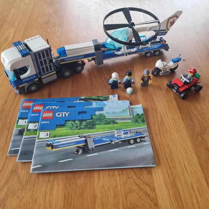 Klocki Lego City Laweta helikoptera policyjnego 60244