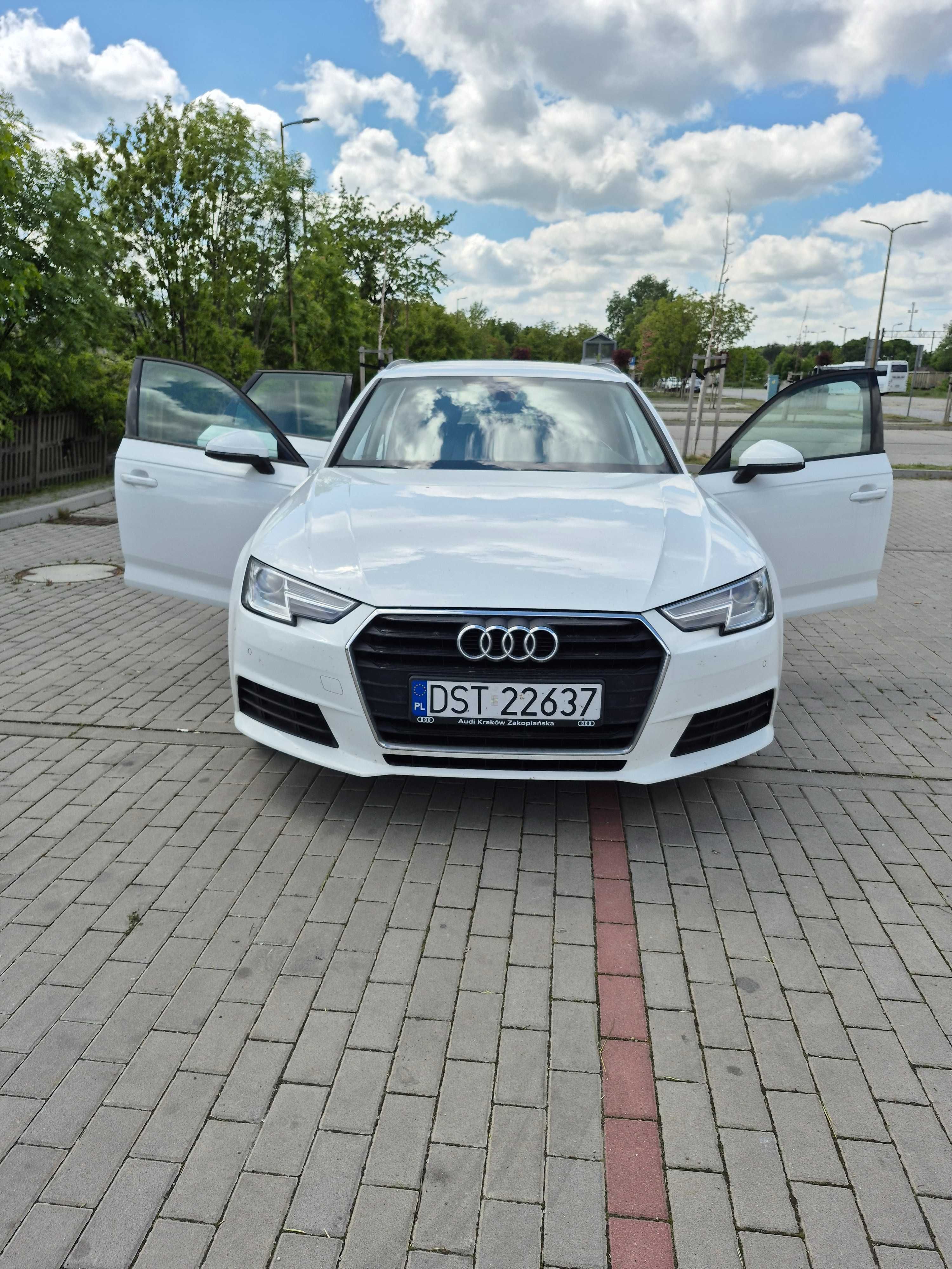 Audi a4 biała 2.0 TDI