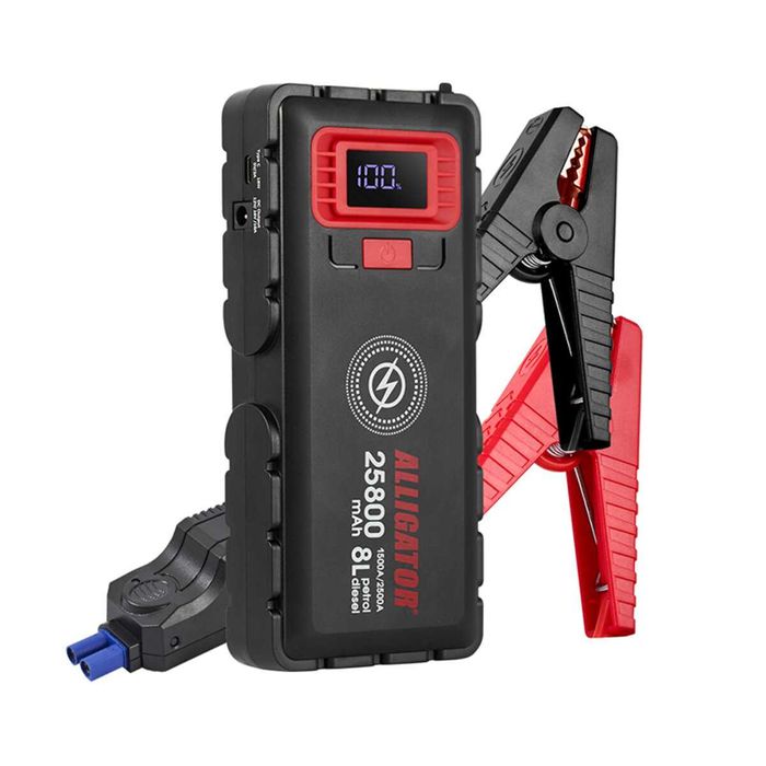 Бустер (пусковий пристрій) Alligator Jump Starter 25800mAh JS848
