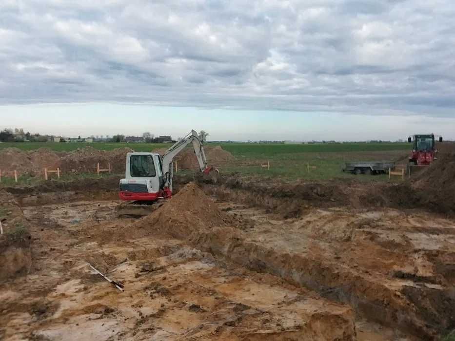 Wynajem koparek/zagęszczarek/rusztowań itp
