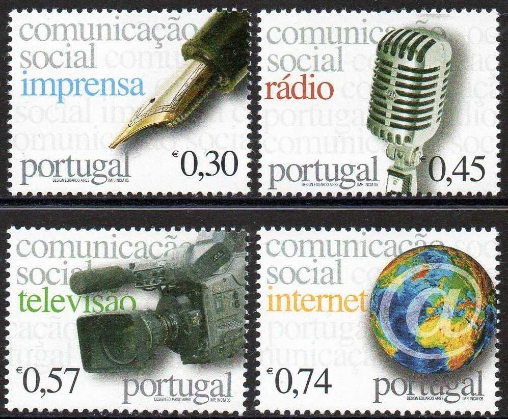 Selos Portugal 2005 - Série Completa Nova MNH Nº3322/3325