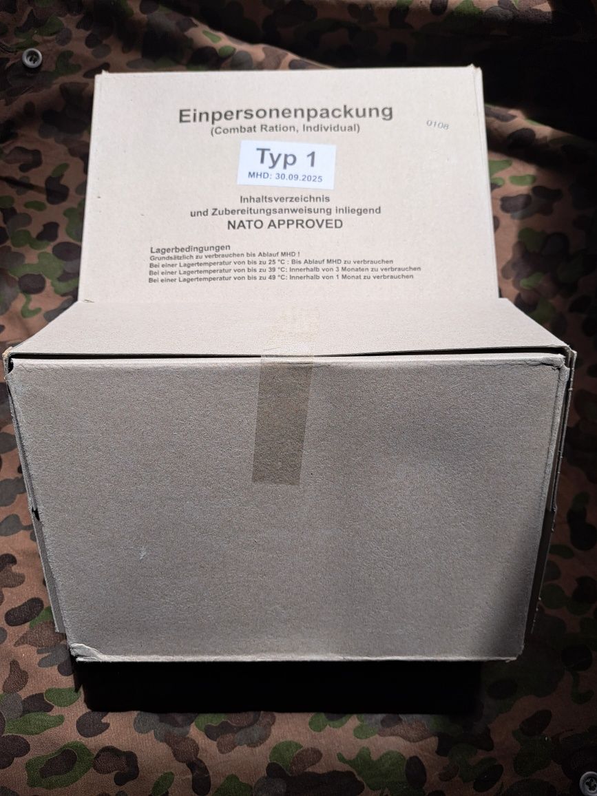 EPA racje żywnościowe Bundeswehr MRE