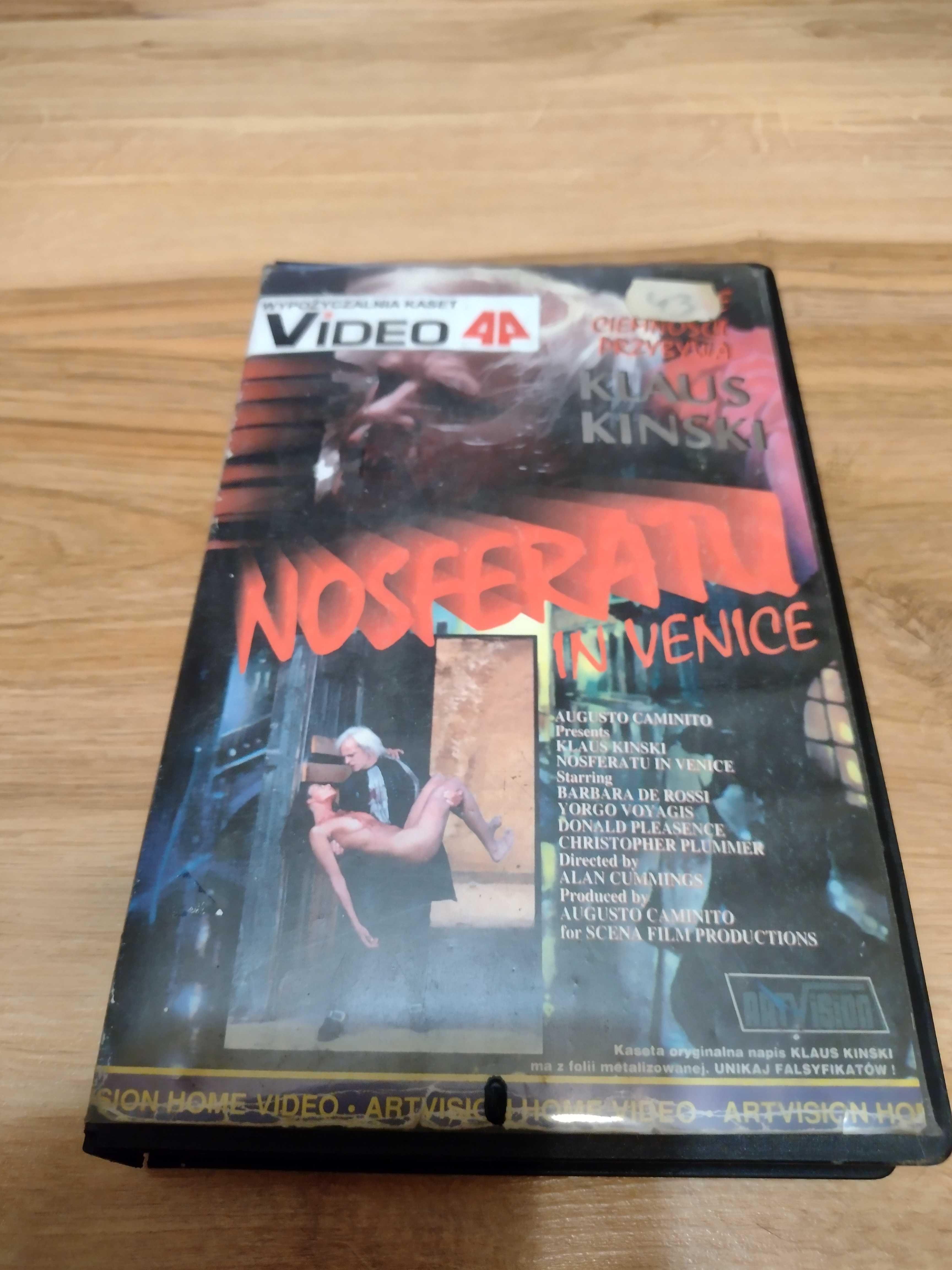 Nosferatu w Wenecji (Klaus Kinski) Horror VHS