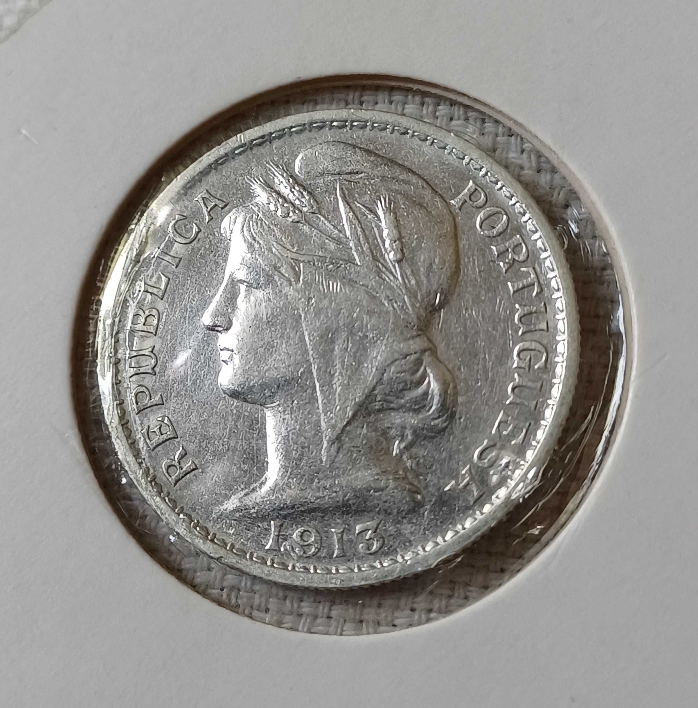 Moeda 20 centavos 1913 prata
