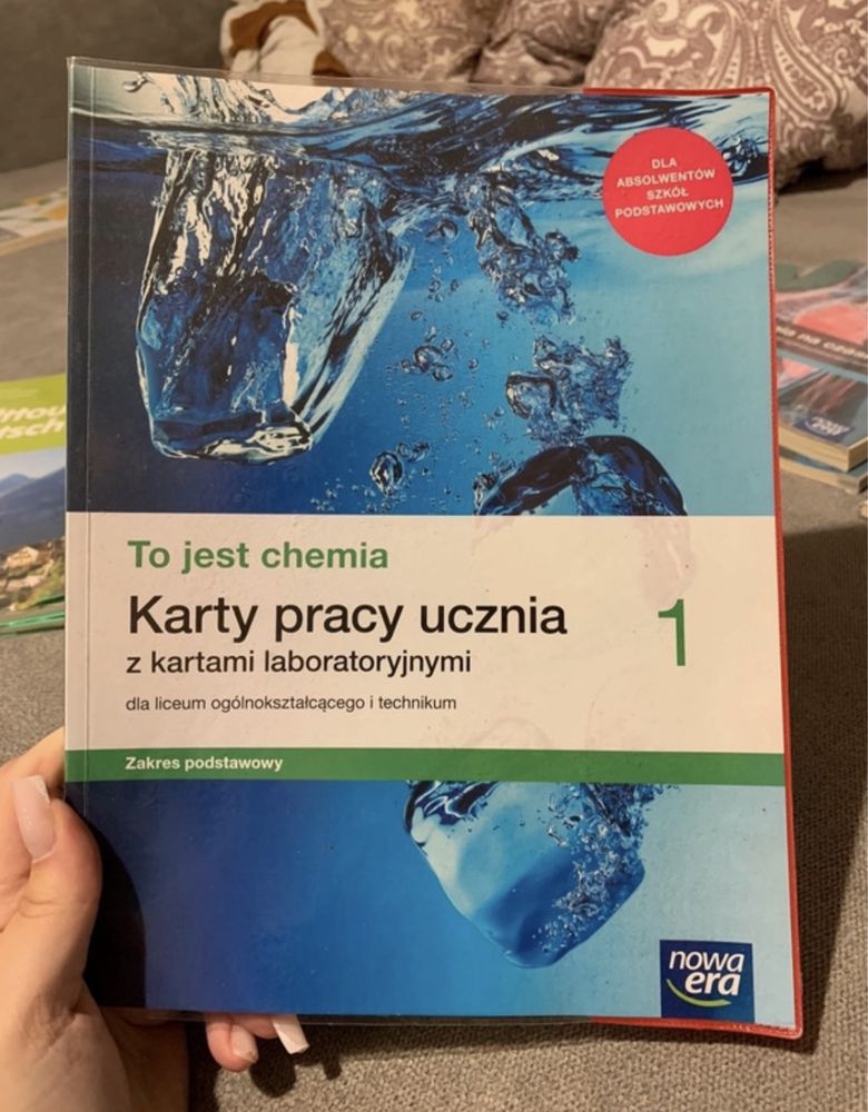 Czyste karty pracy z chemii 1 zak. pod