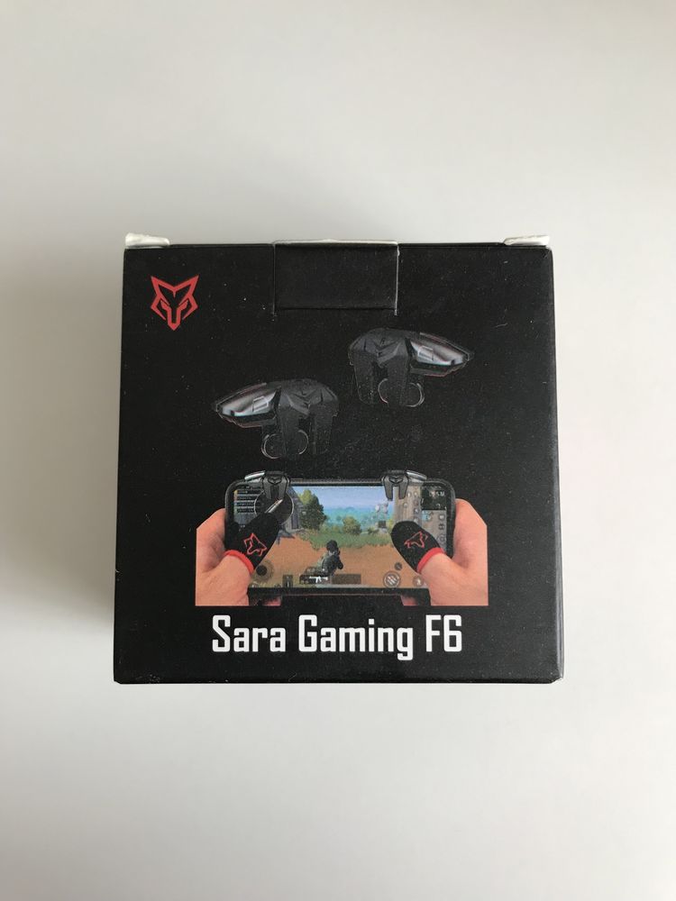 Тригери для телефону + ігрові напальчники комплект від sarafox F6