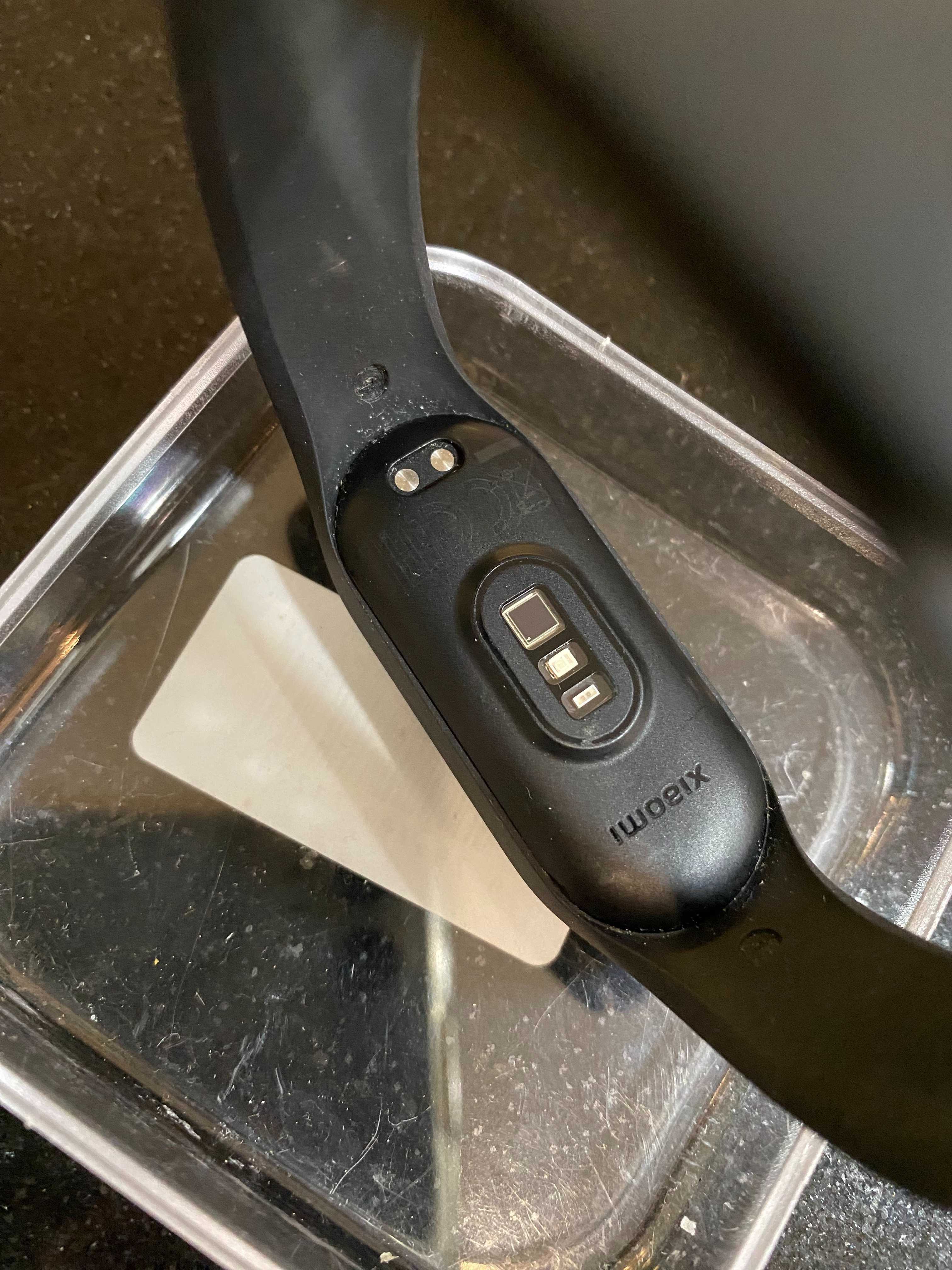 Xiaomi Mi Band opaska sportowa do biegania +srebrna  bransoleta