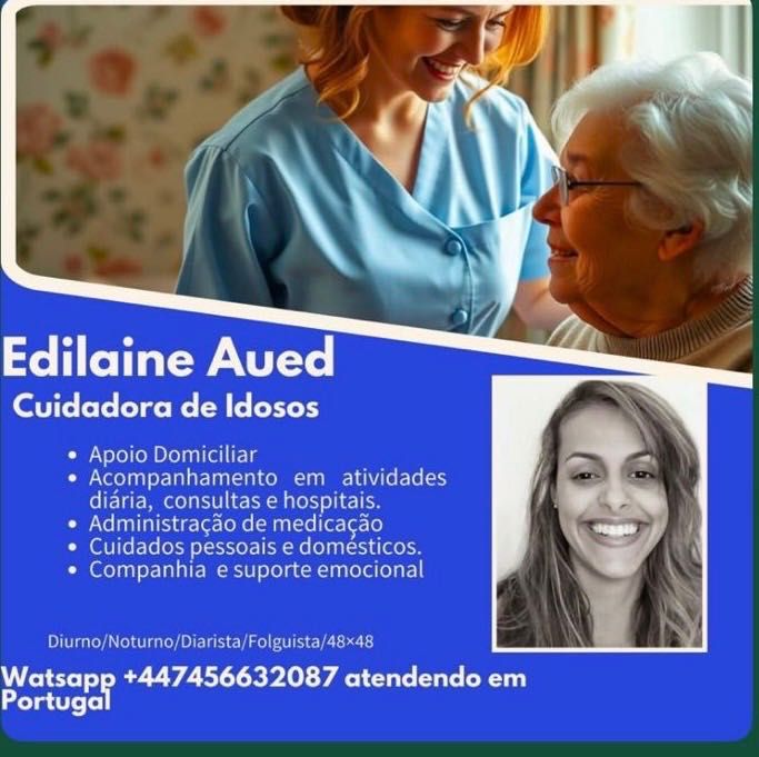 Edi cuidadora de idosos