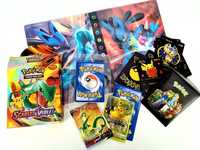Super zestaw dla fana Pokemon album A5 + karty nowe
