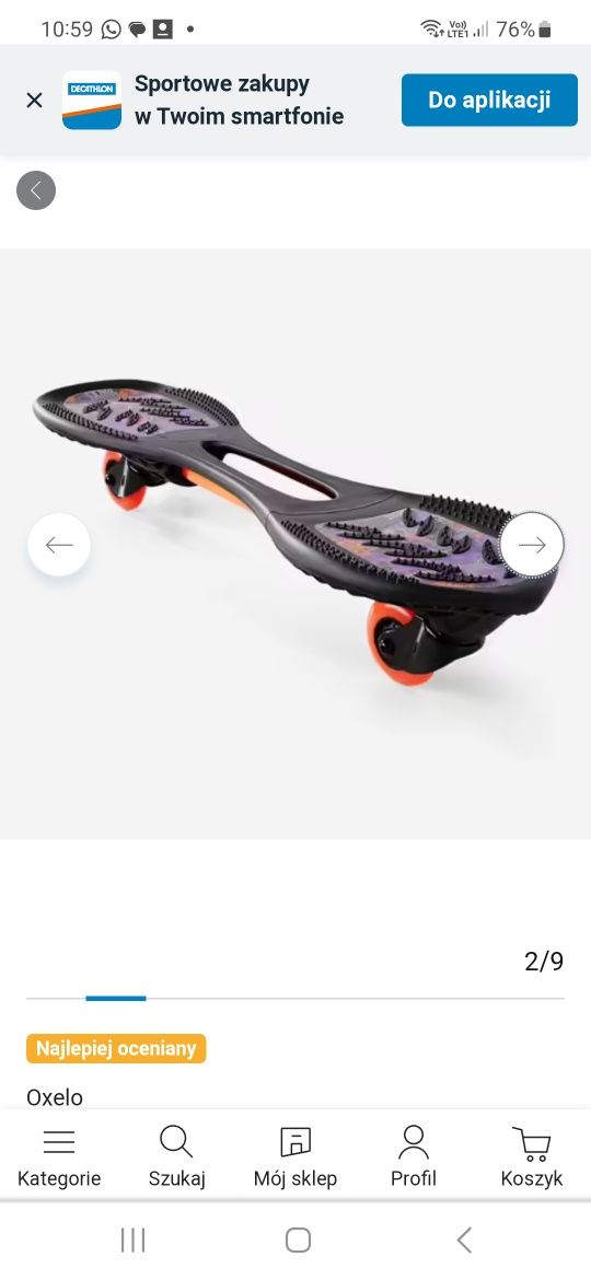 Waveboard oxelo deskorolka