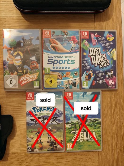 Nintendo switch Oled + 3 jogos + Ring fit