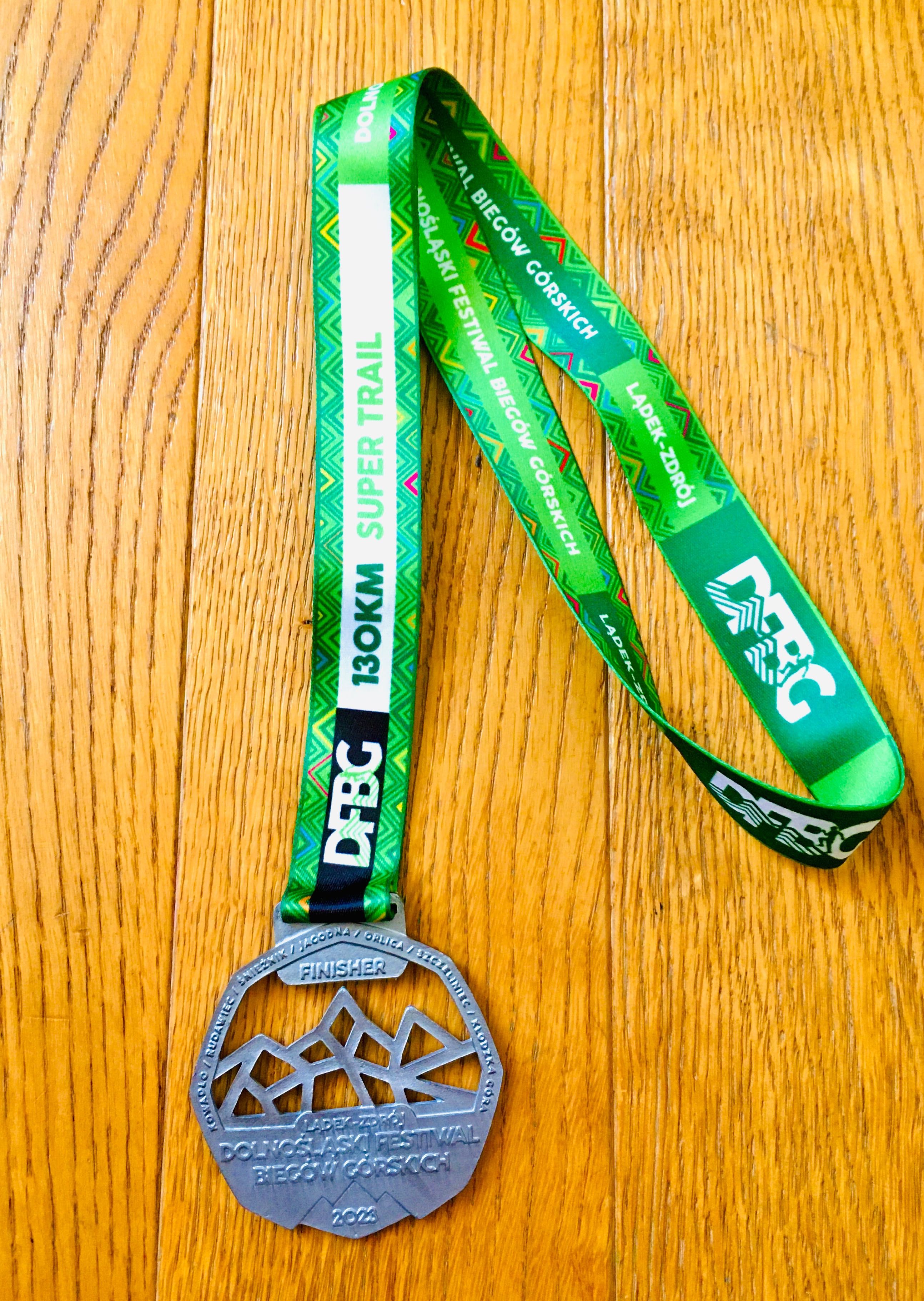 Medal za 130 km, Dolnośląski Festiwal Biegów Górskich 2023. DFBG