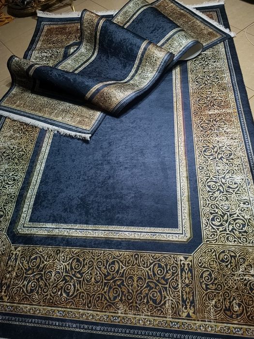 dywan 230x160 GRANT/CZERN/ZLOTY BEŻ antypoślizg , turecki