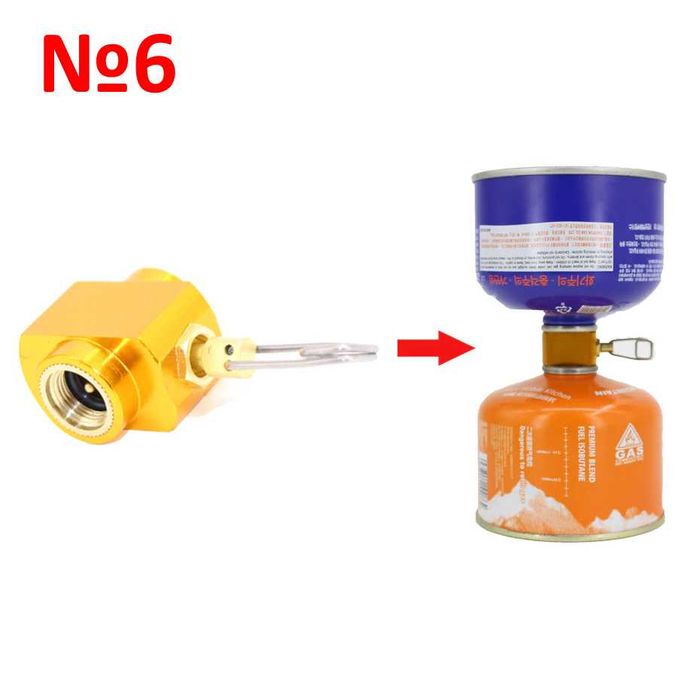 Перехідник для заправки туристичних газових балонів