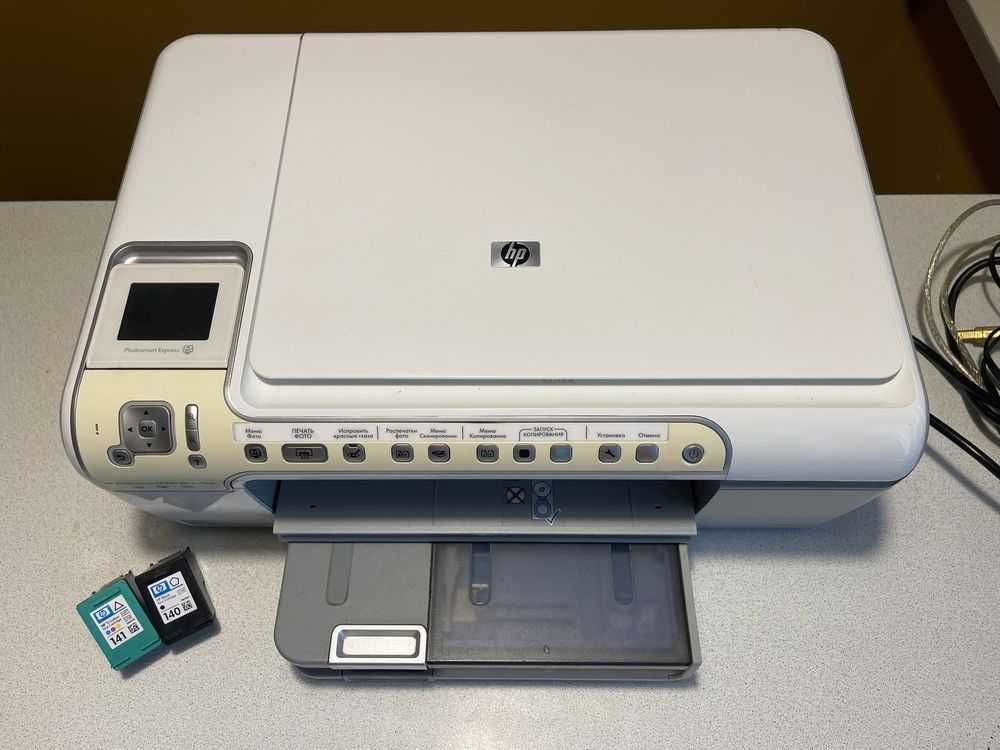 МФУ HP Photosmart C5283 с картриджами