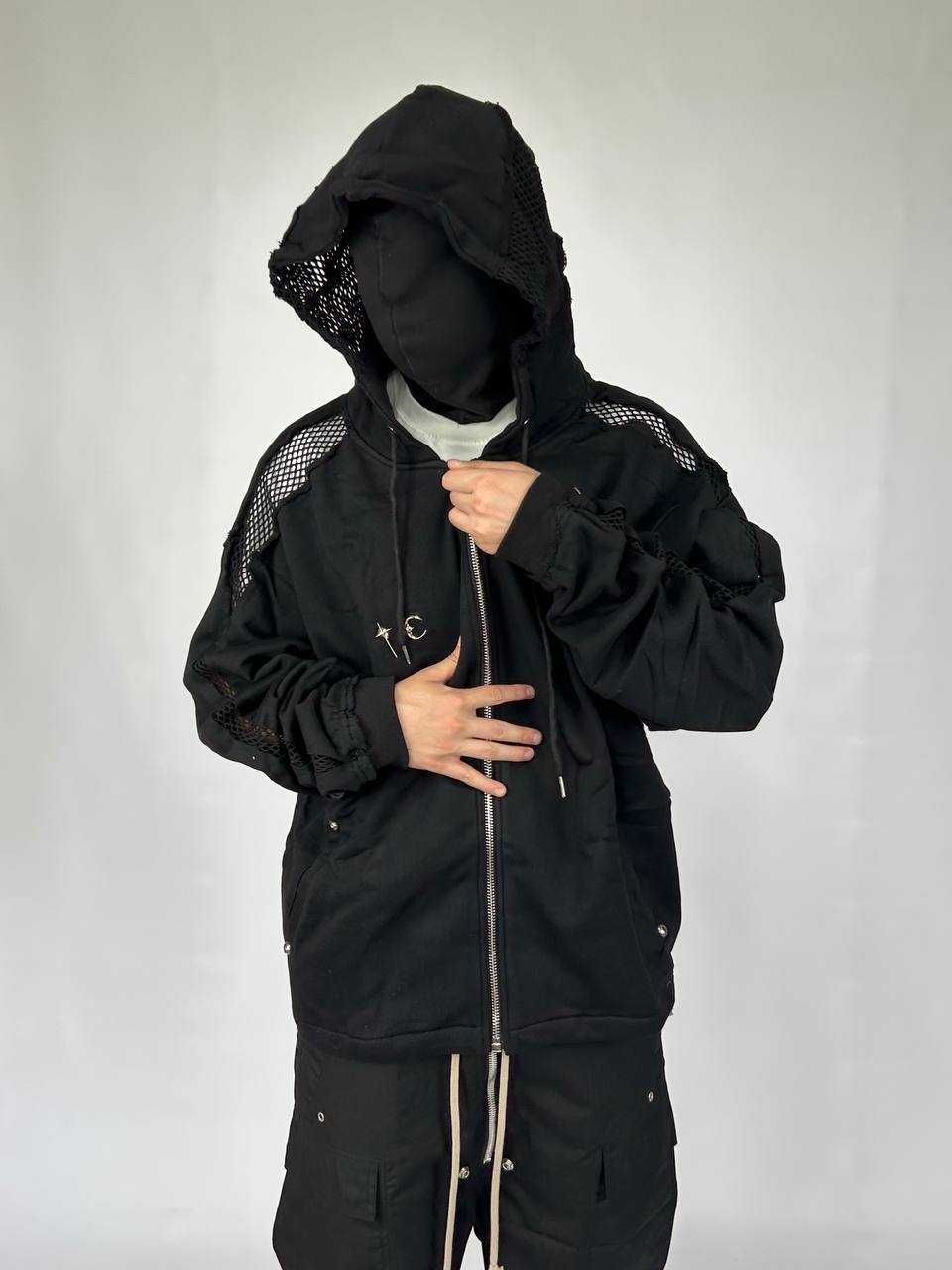 Худі Thug Club zip hoodie худи зипка y2k archive черная чорна зіпка