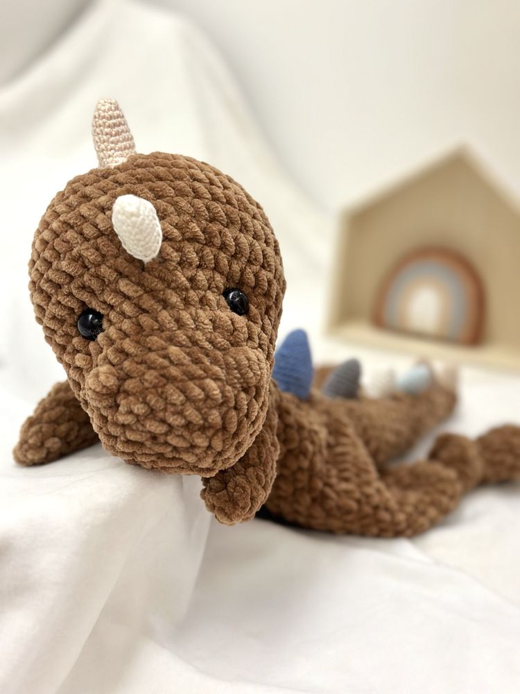 Naninha dinossauro amigurumi