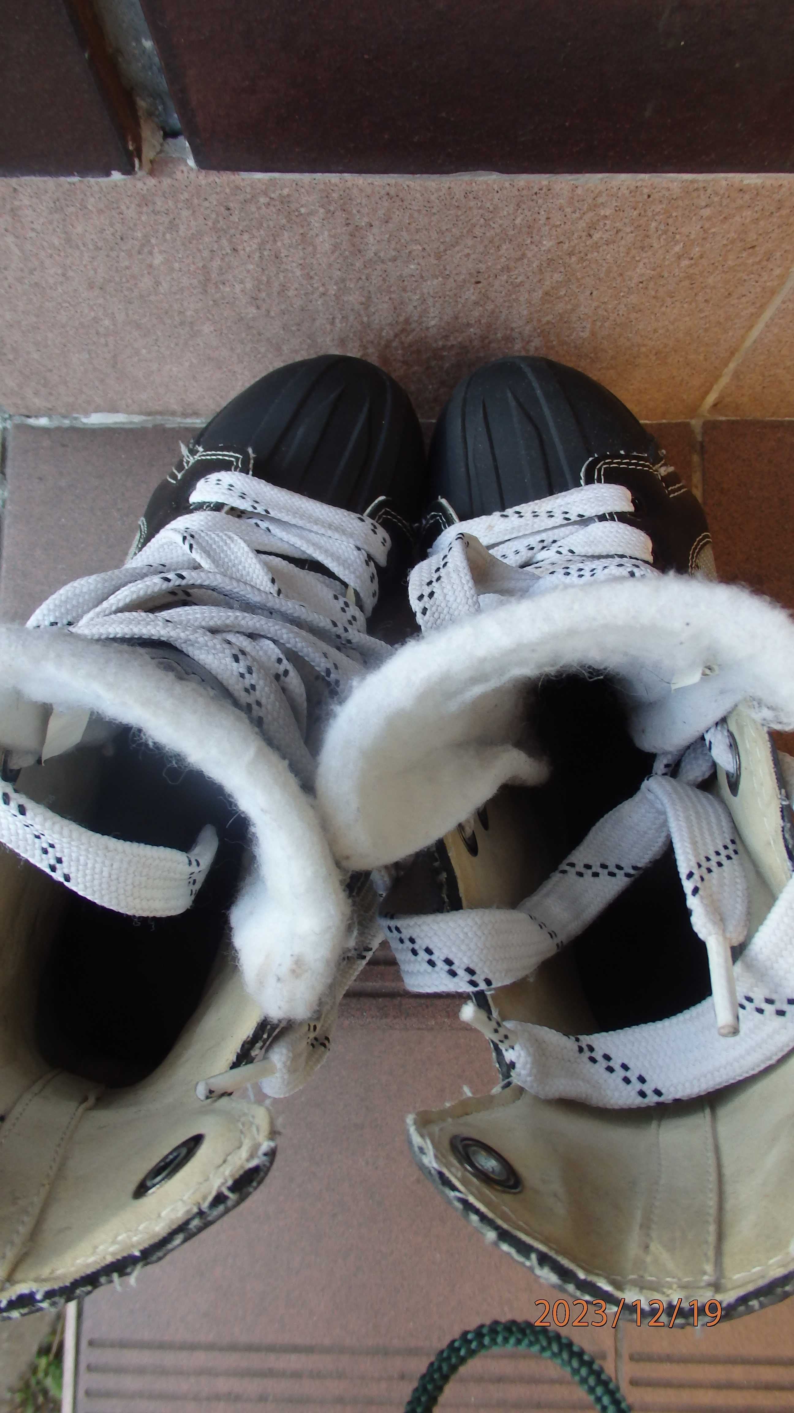Buty zimowe męskie - z łyżwami firmy Max Team rozmiar 39