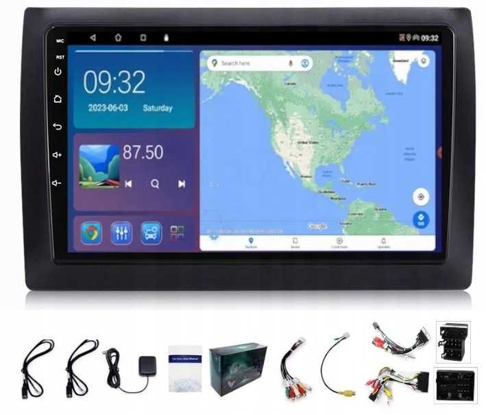 Radio Nawigacja Android CarPlay Fiat Stilo 2001.-2007 BT WIFI