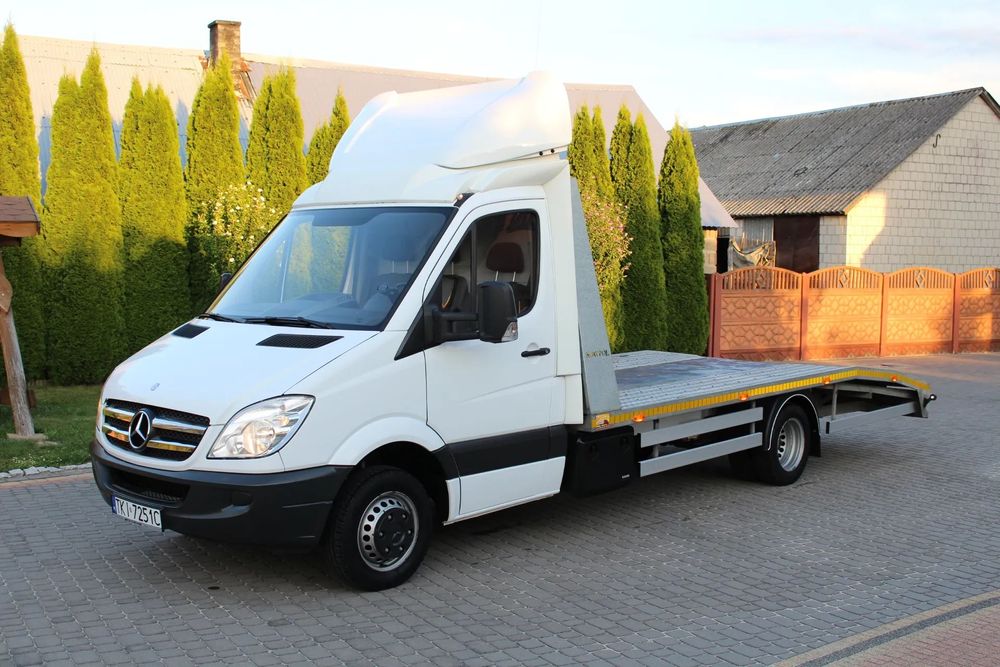 Mercedes-Benz SPRINTER 519 3.0 V6 NISKI PRZEBIEG / AUTOLAWETA / POMOC DROGOWA / POLSKI SALON /