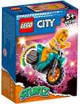 LEGO CITY 60310 MOTOCYKL Kaskaderski z kurczakiem