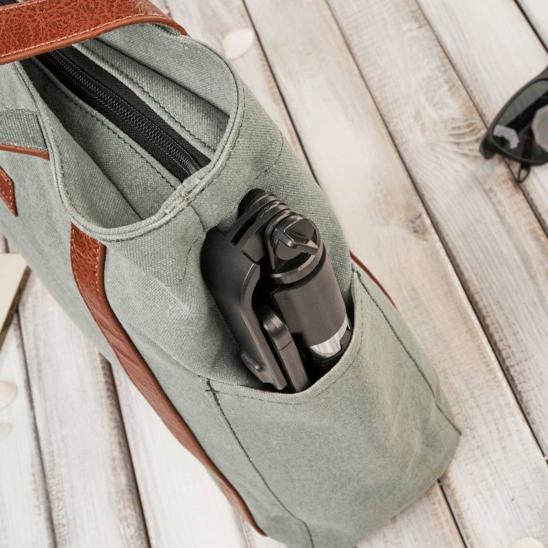 torba damska na ramię shopper duża wegańska materiałowa pojemna