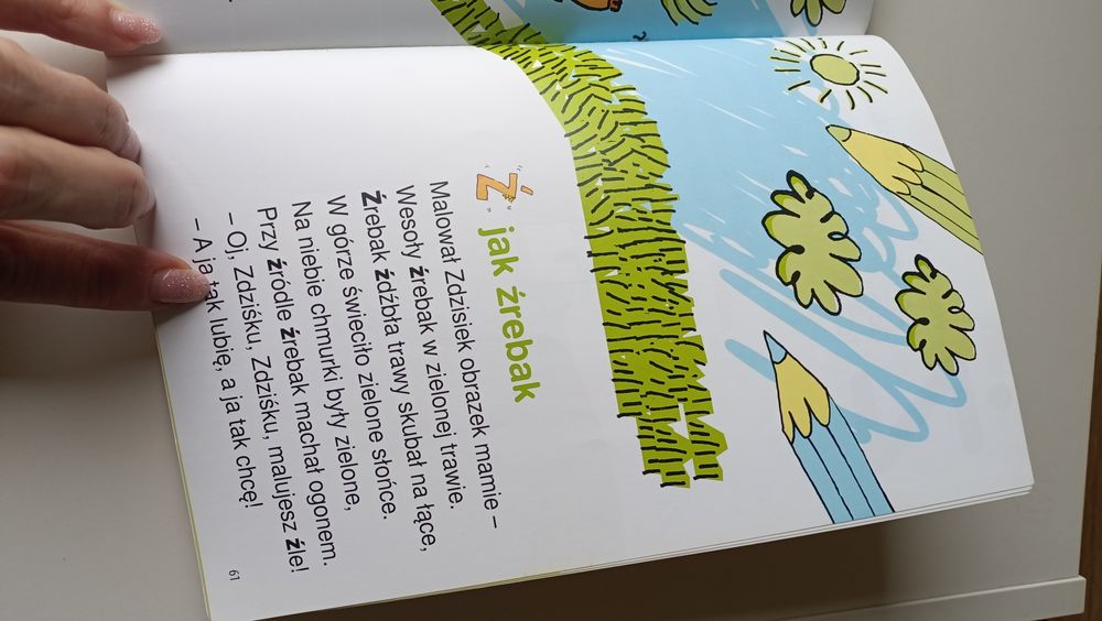 Abecadło wierszyki o literkach książka edukacyjna