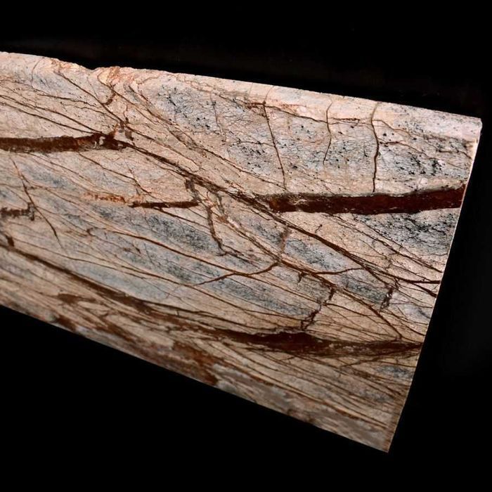 Płytki Marmur Rain Forest Brown szczotkowany lub poler 61x30,5x1,2 cm