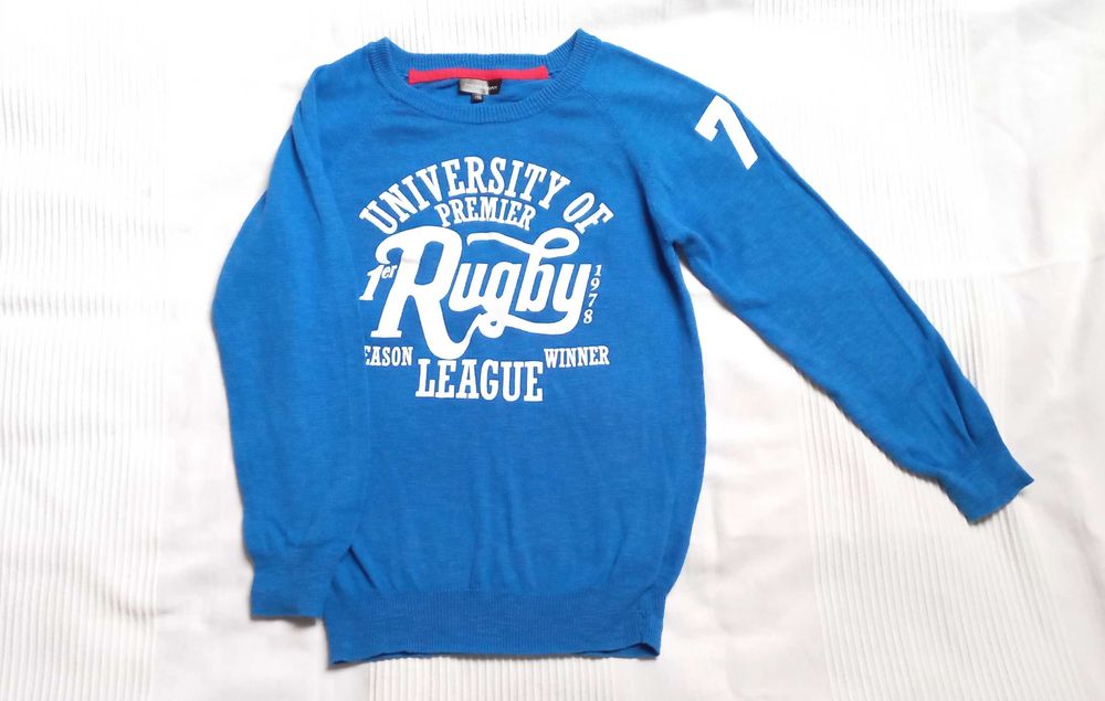 Lekki sweter dla chłopca r. 122/128, 7-8 lat KappAhl stan idealny