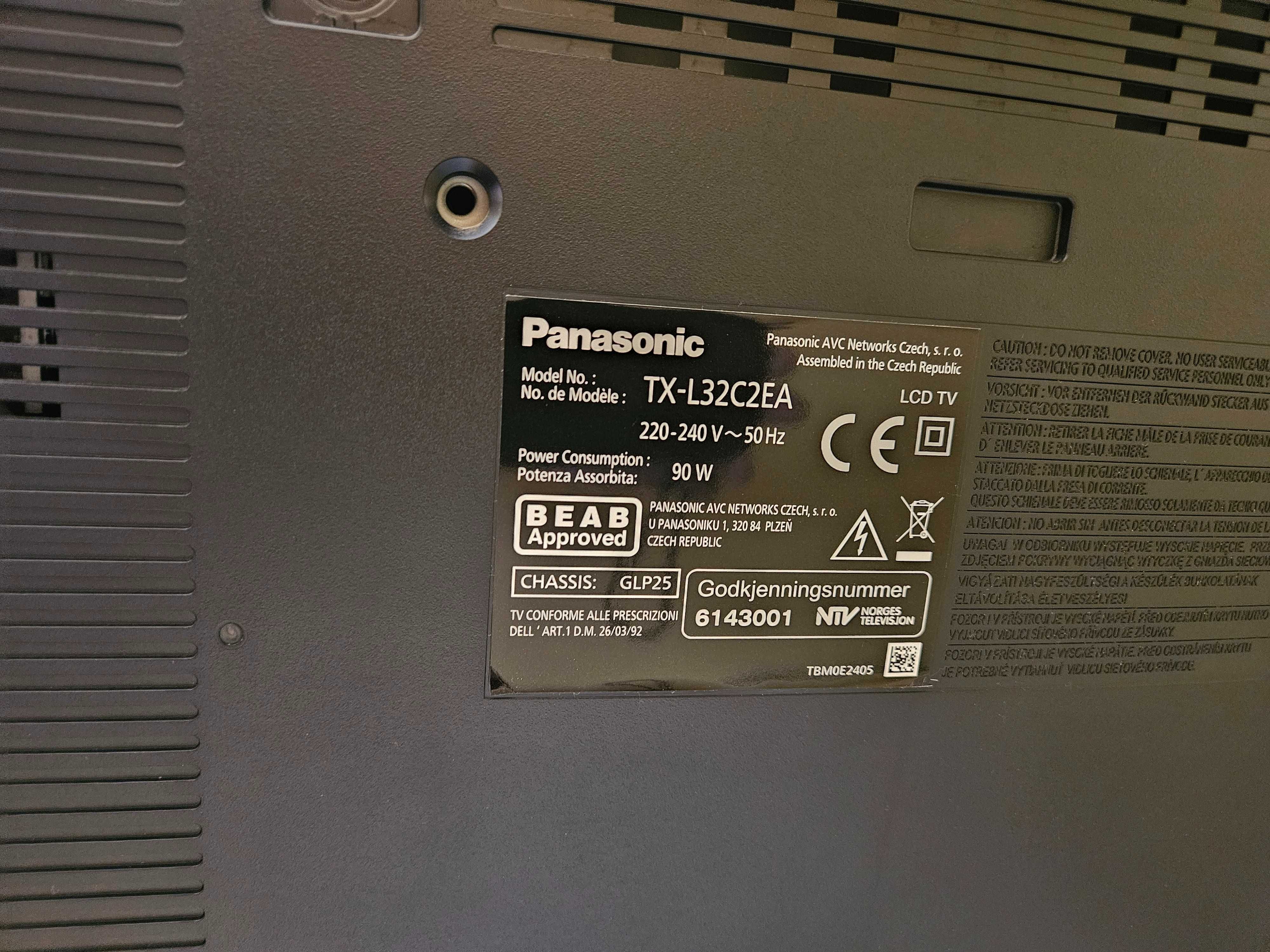 Telewizor Panasonic TX-L32C2EA + pilot