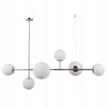 Lampa Italux Vailante chrom srebrna nad stół kule do salonu