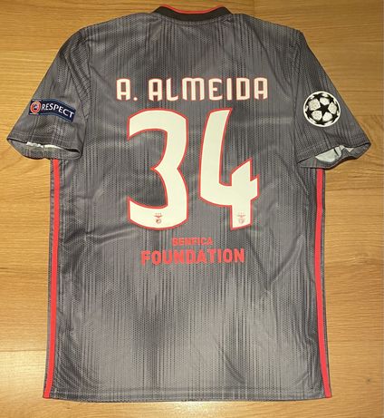 Camisola de jogo do Benfica slb Jogador André Almeida
