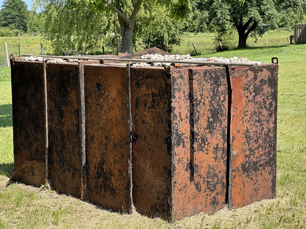 stalowy zbiornik – 3,7 m³, wzmocniony