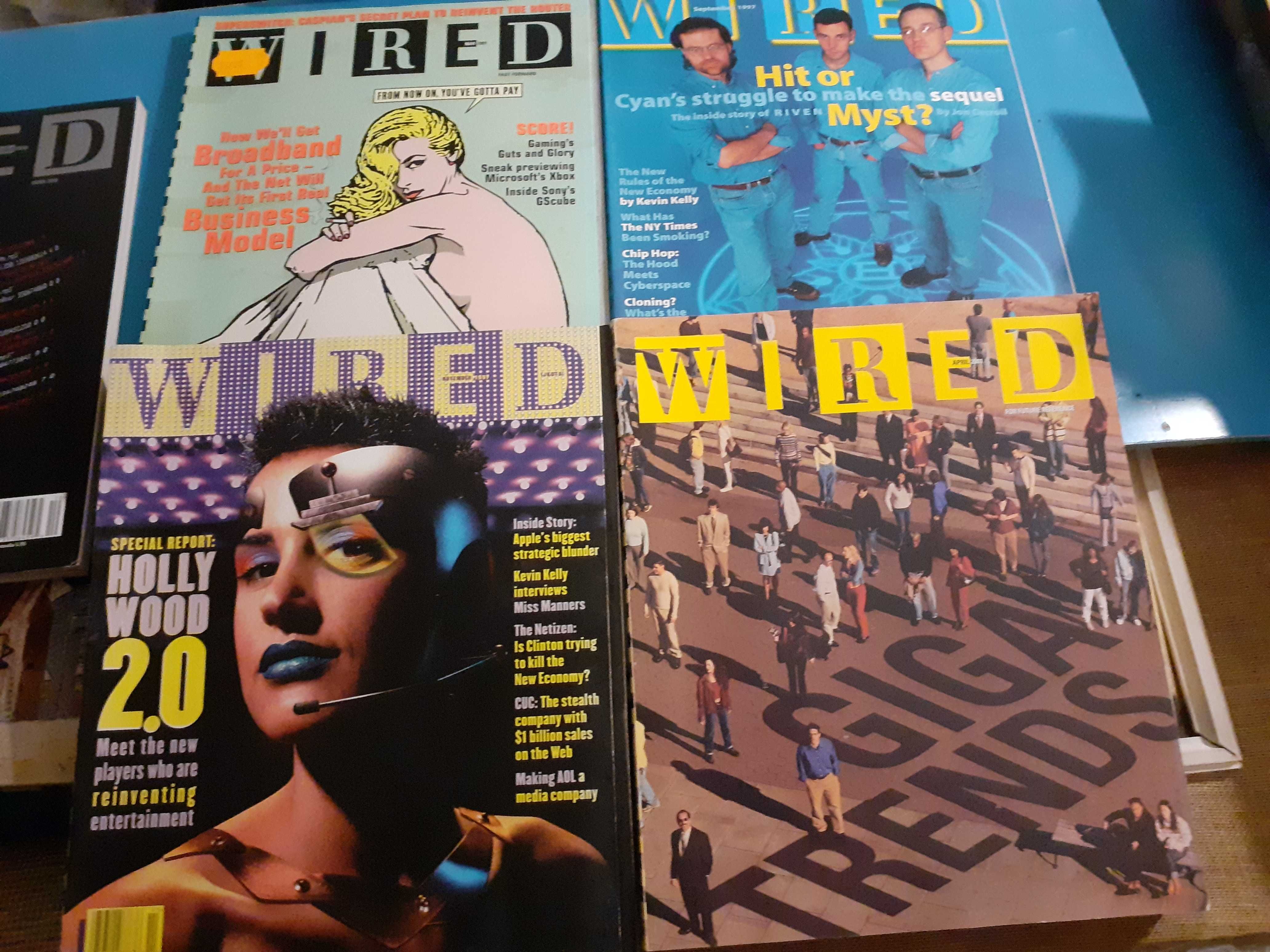 Revistas Wired antigas, excelente estado - 4€ por exemplar
