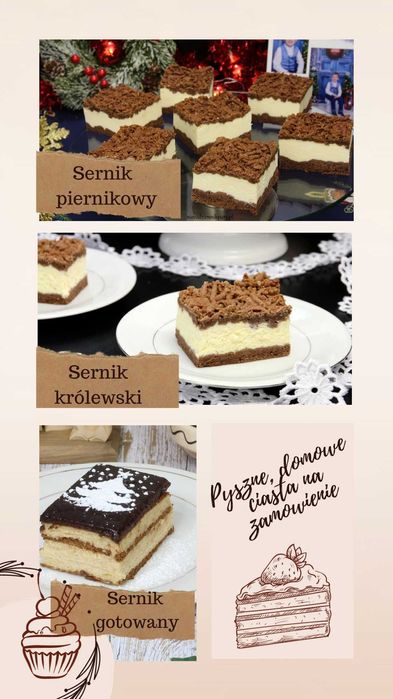 Pyszne ciasta domowe na zamówienie