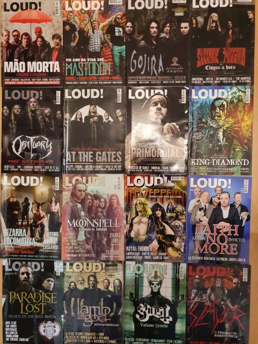 LOUD - revista mensal de rock/metal como novas