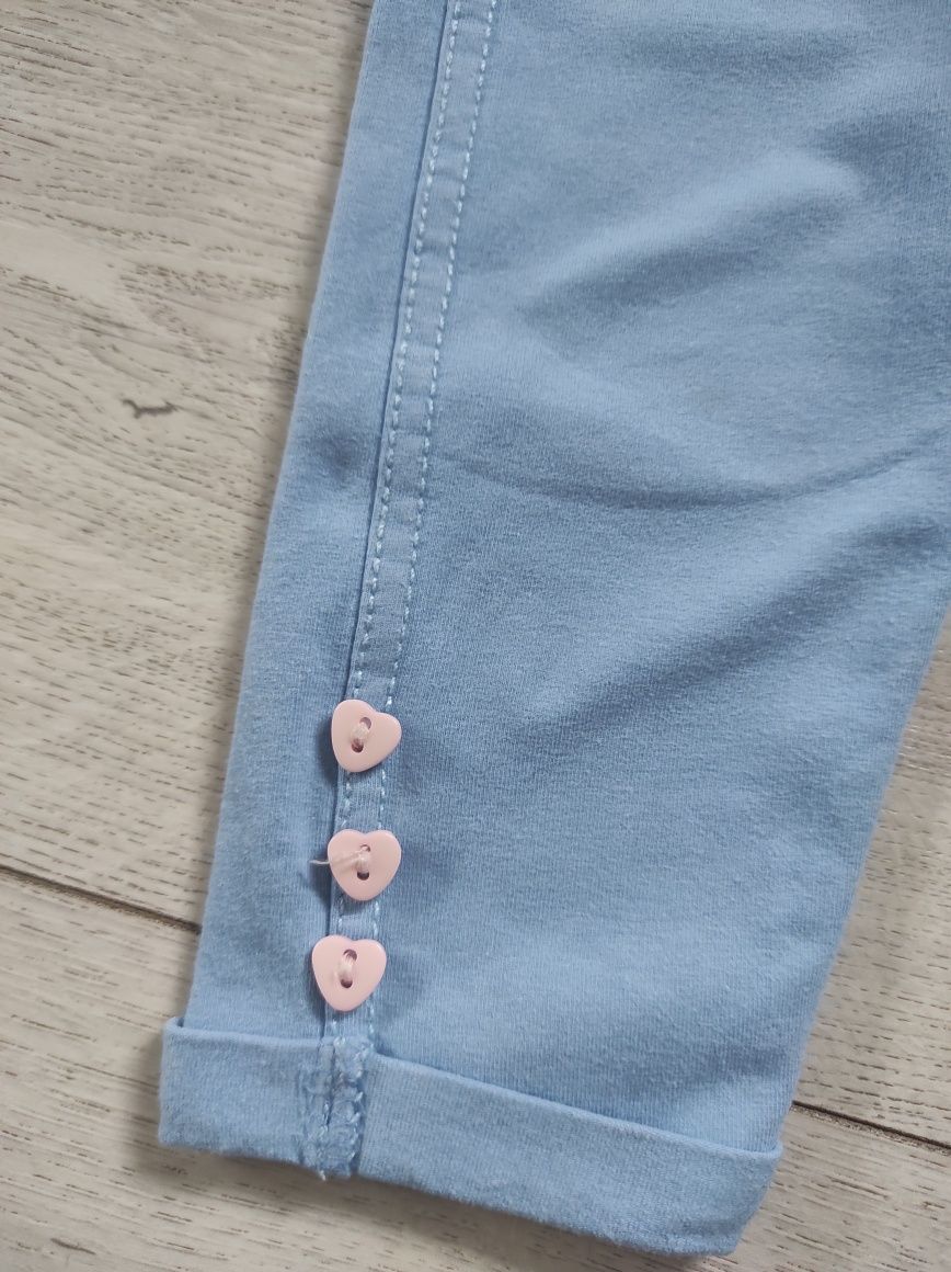Legginsy getry dziewczęce rozmiar 80 Pepco 2 sztuki