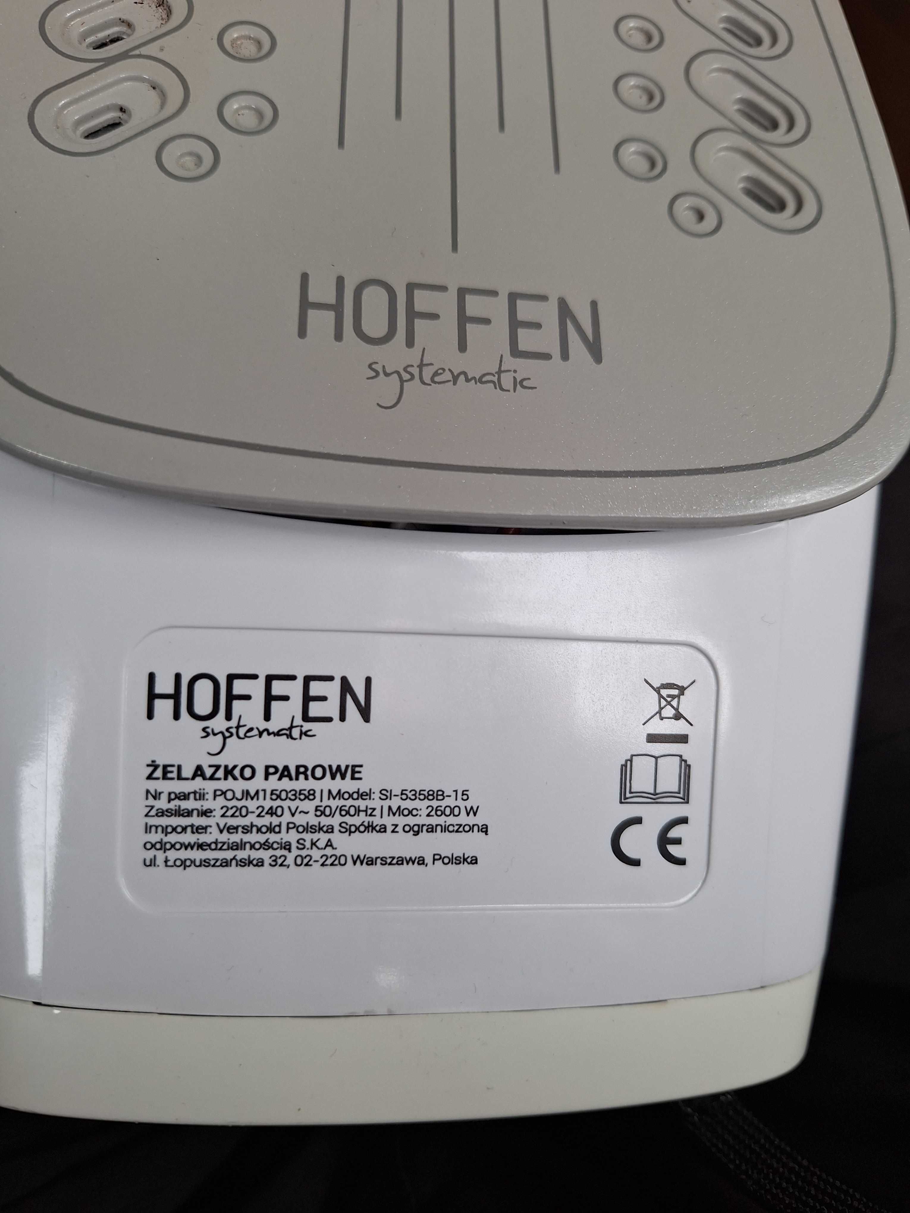 Hoffen systematic 2600W żelazko parowe