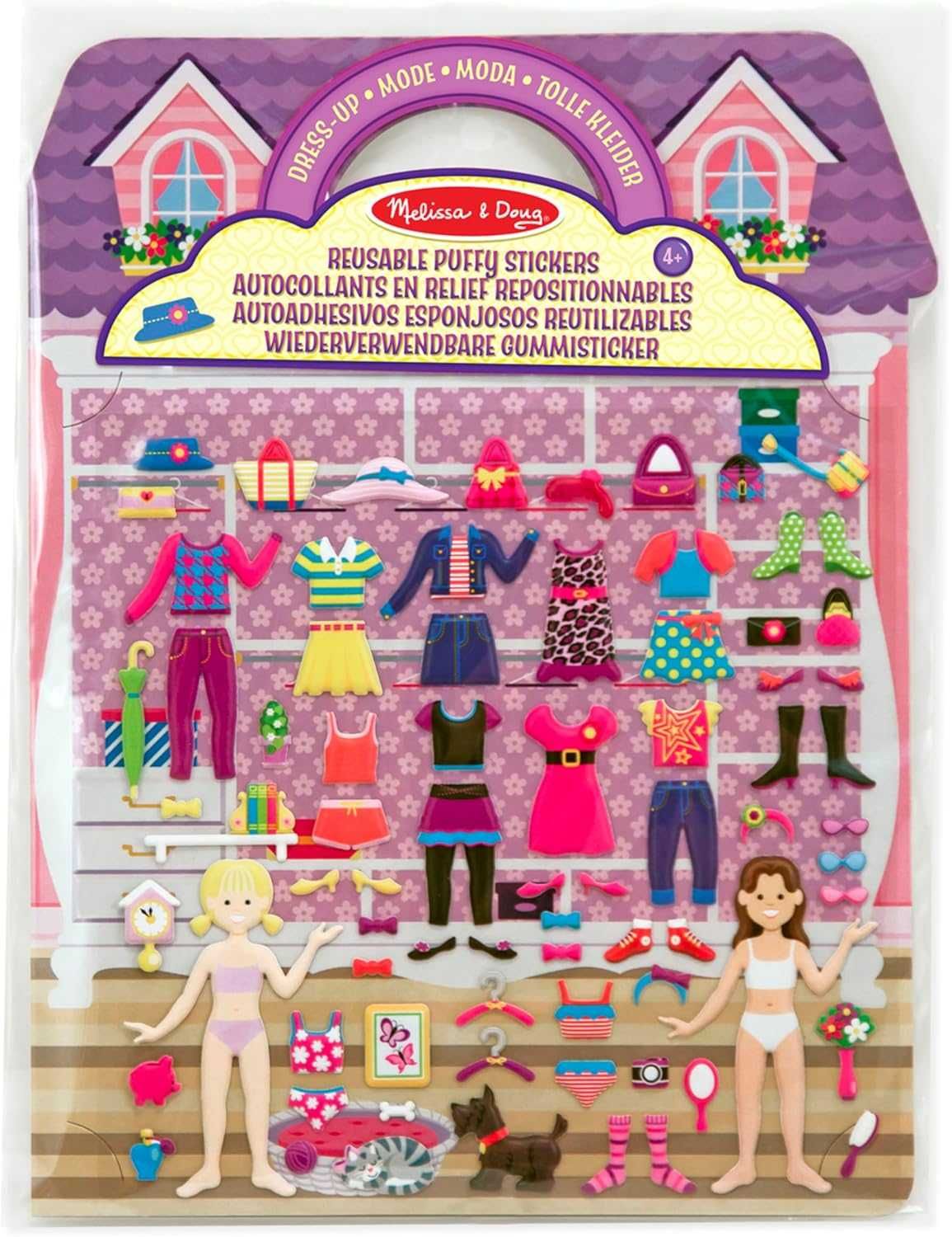 Melissa & Doug Zestaw z wypukłymi naklejkami Moda