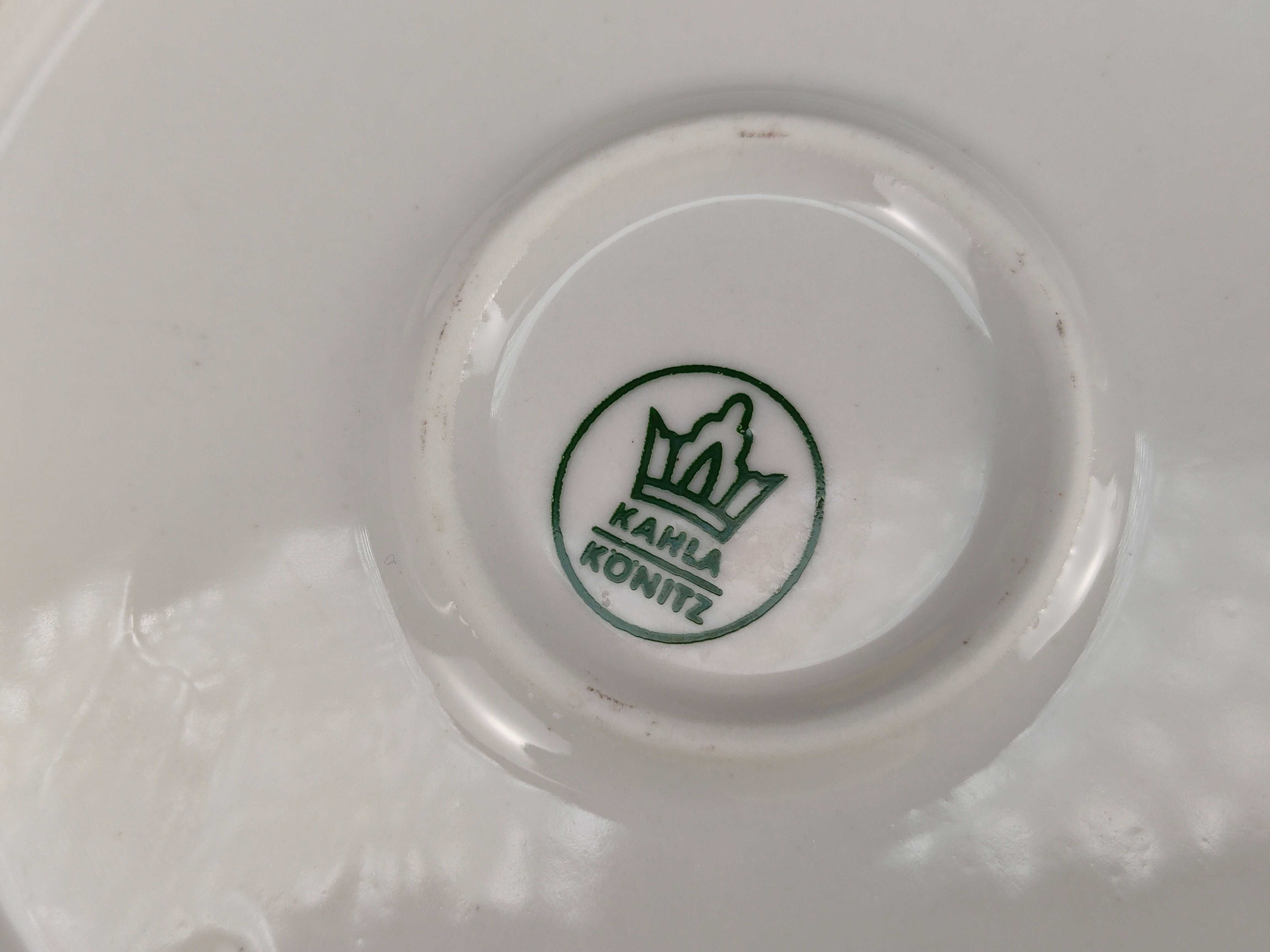 Ładna okrągła porcelanowa maselniczka - Różowe róże - Kahla #1